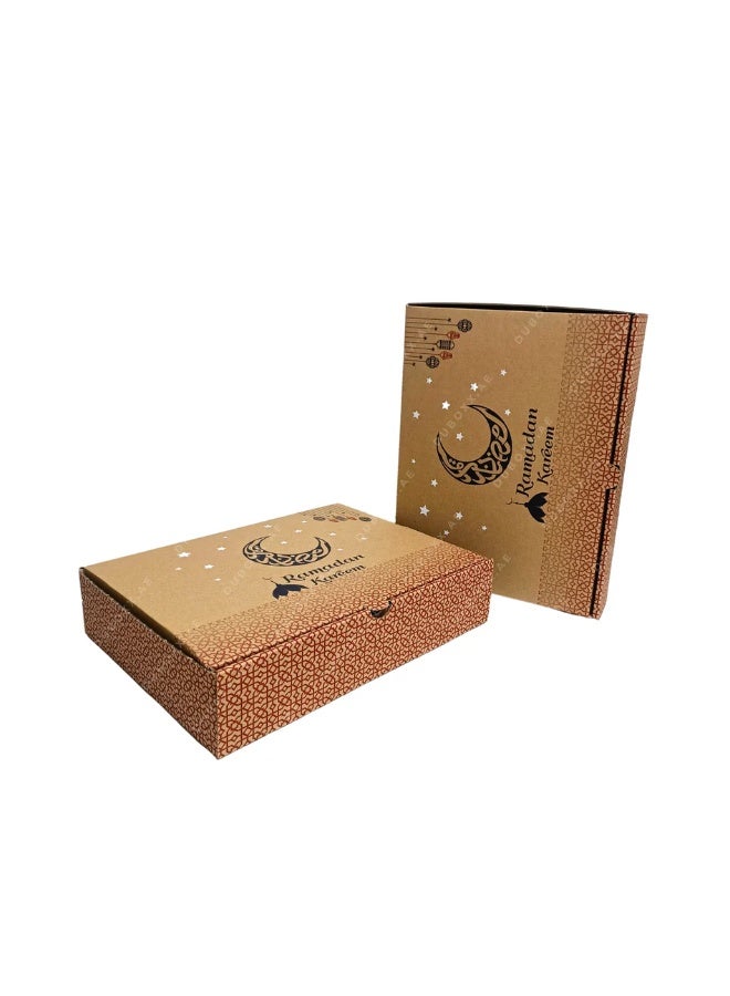 علبة إفطار رمضان – 31×24×7 سم – بني - Image 1